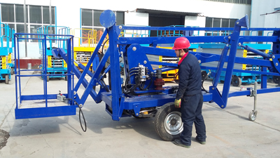 液壓升降機(jī)-牽引折臂式 液壓升降機(jī)-牽引折臂式