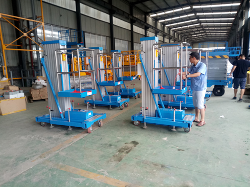 單柱鋁合金液壓升降機 單柱鋁合金液壓升降機